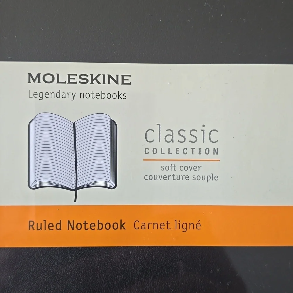 ❤️BUY 5 GET 3 FREE Moleskine Classic Notebook, XL, Ruled, Black, Soft Cover